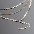 Boho Beach Hut Choker Necklaces, Multi-Layer Necklace Boho Choker Necklace Gold / One Size